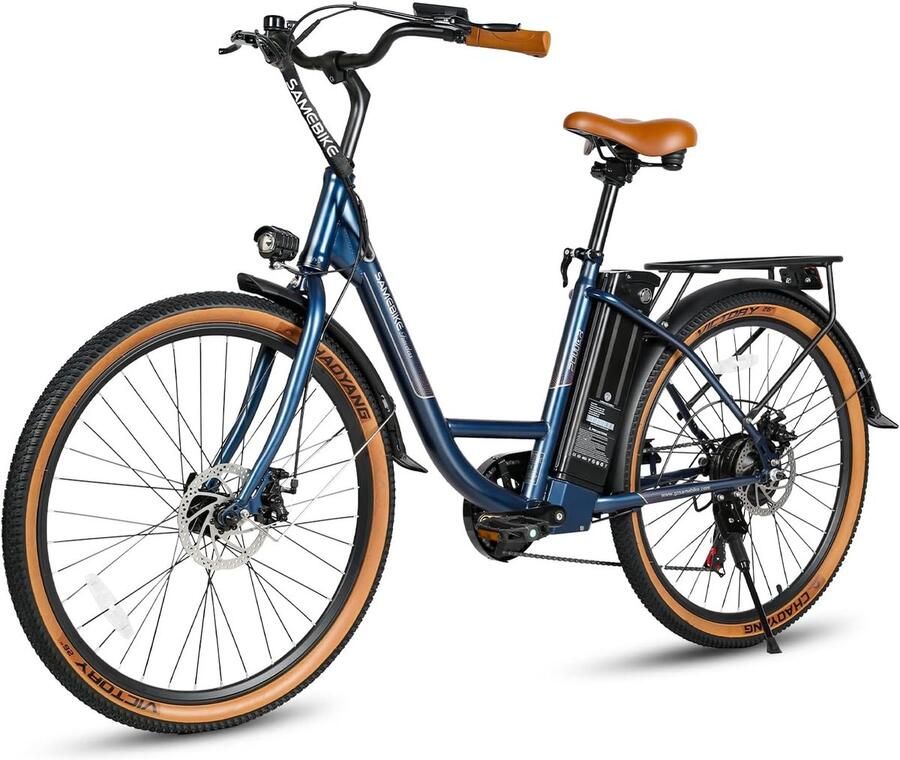 26-inch elektrische stadsfiets met krachtige lithiumbatterij en 250W motor