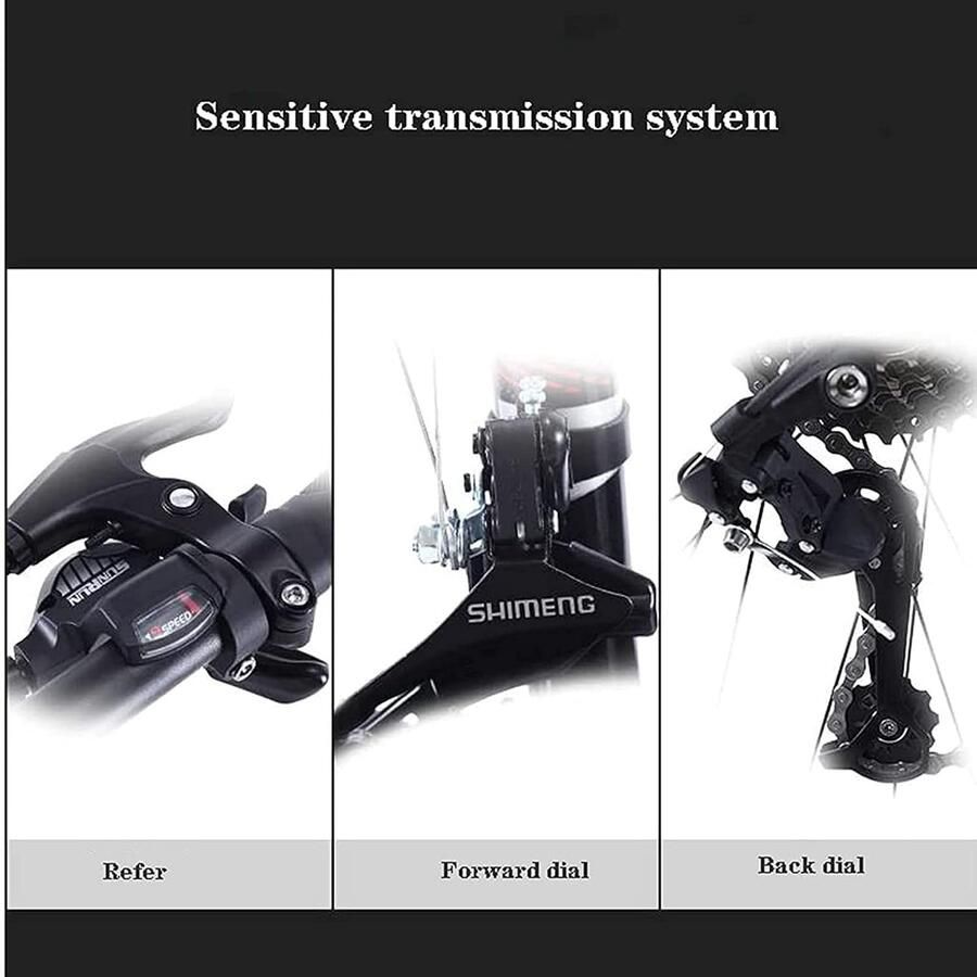 26 inch Mountain Bike for Lightweight 21 24 27 Speed MTB Adult Cycling Carbon Steel Frame Front ShopVlot