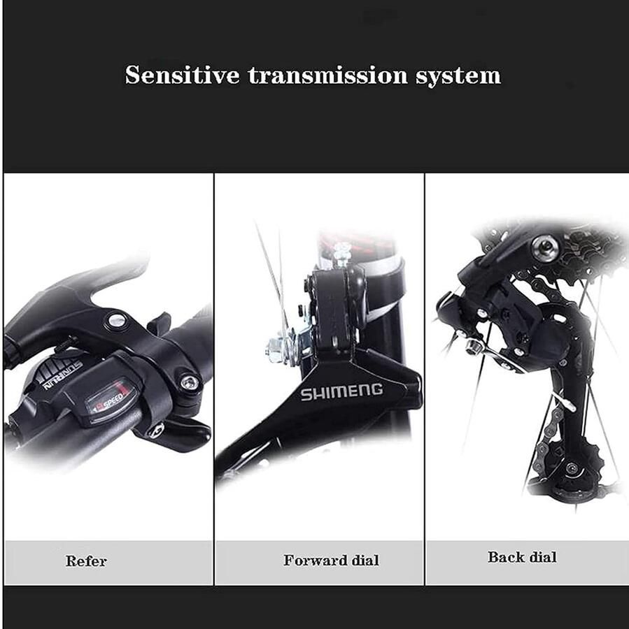 26 inch Mountain Bike for Lightweight 21 24 27 Speed MTB Adult Cycling Carbon Steel Frame Front ShopVlot
