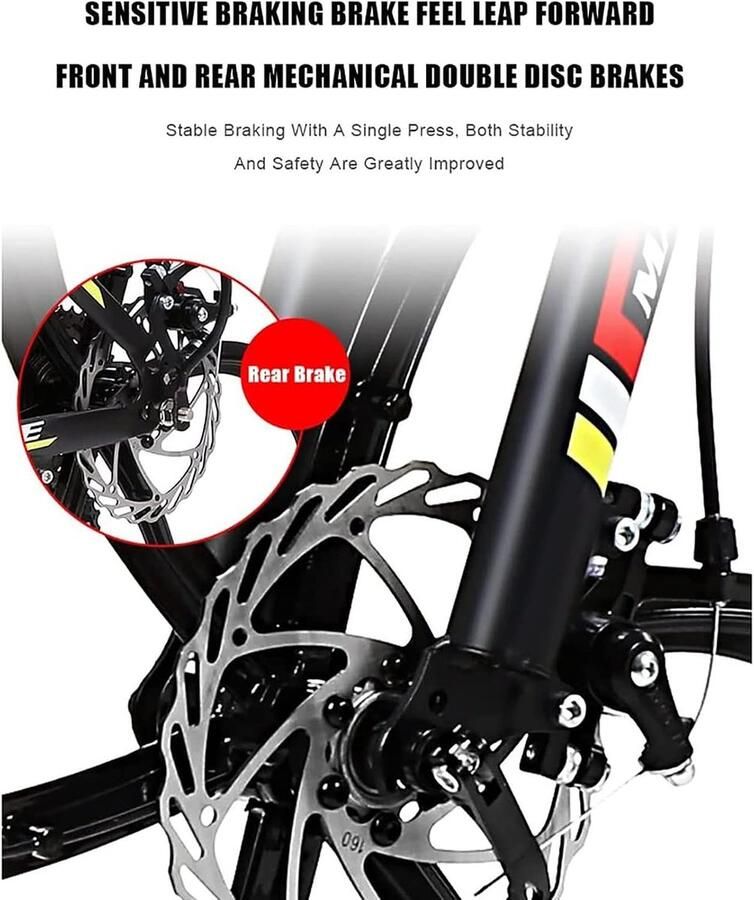 26 Inch Mountain Bike for Lightweight 21 24 27 Speed MTB Adult Cycling Carbon Steel Frame Front ShopVlot