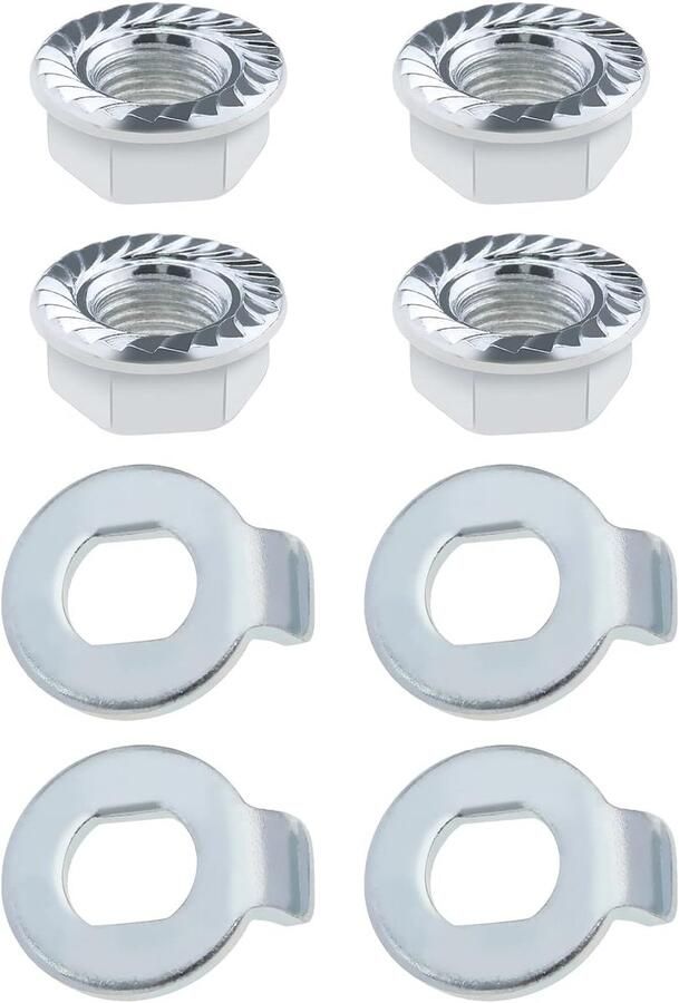 4 STKS Voorwiel Motor Moer Wasmachine Set Compatibel met Xiaomi M365 Essentiële 1 S Pro 2 Versie Elektrische Scooters Vervanging Onderdelen