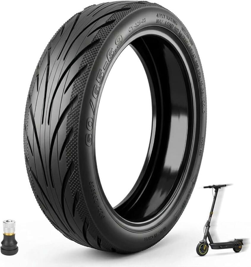 60 65-6 9 zelfreparerende banden voor Ninebot Max G2 G2D G2E G65 F3 Pro elektrische step 10 inch reservebanden tubeless banden met lijm achter (1 stuk)