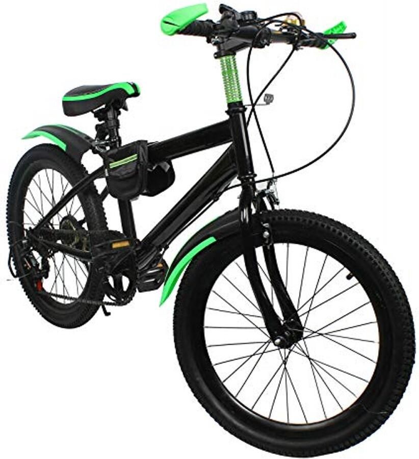 7 Versnellingen Kinderfiets 20 Inch Met Modderbeschermers Geschikt Voor en van 125 cm tot 155 cm