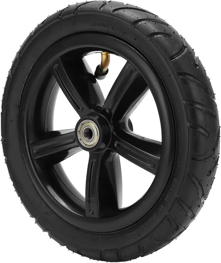 8 inch 200x45 velg en bandenset rubber duurzaam 8 inch pneumatisch wiel antislip universele schokabsorptie met naaf en lagers voor elektrische scooter