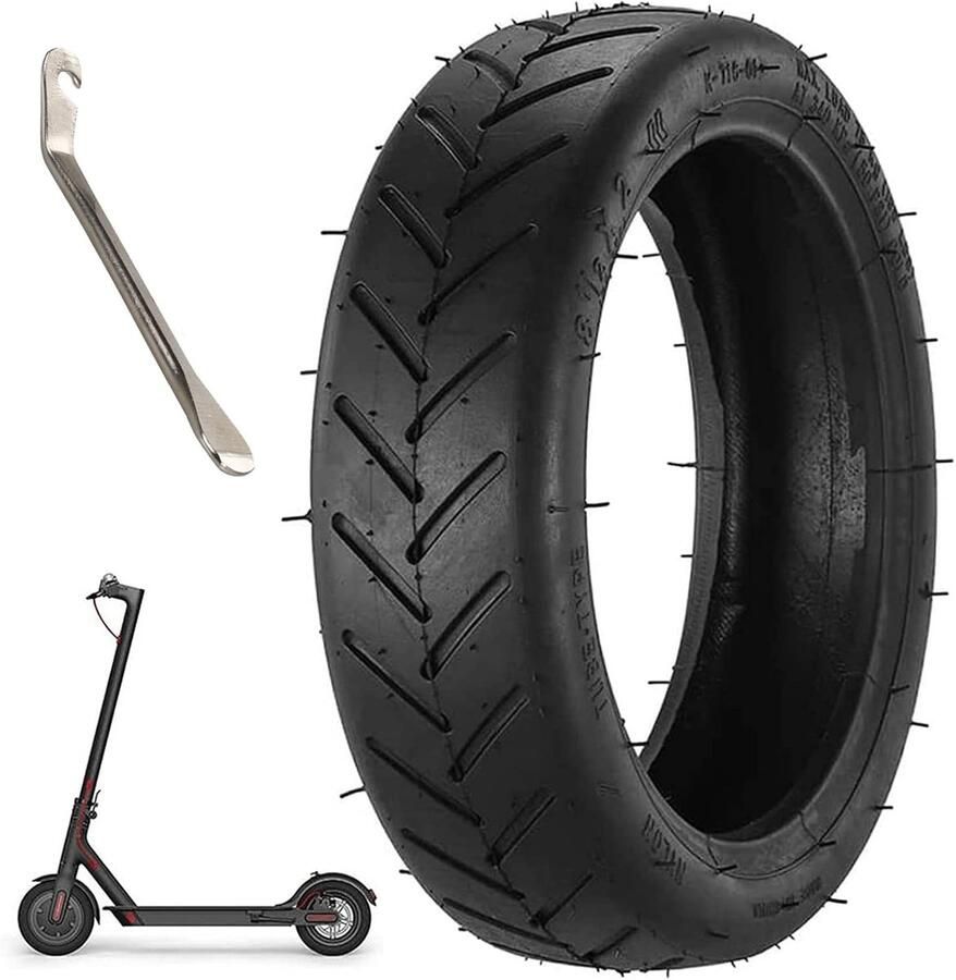 8.5 Inch Scooter Wiel Elektrische Scooter Rubber Scooter Band 8 1 2x 2 Scooter Band Vervanging Band Voor Xiaomi M365 Elektrische step banden 50 75-6.1 voor step met banden van 8 5 inch met bandenverwijderaar