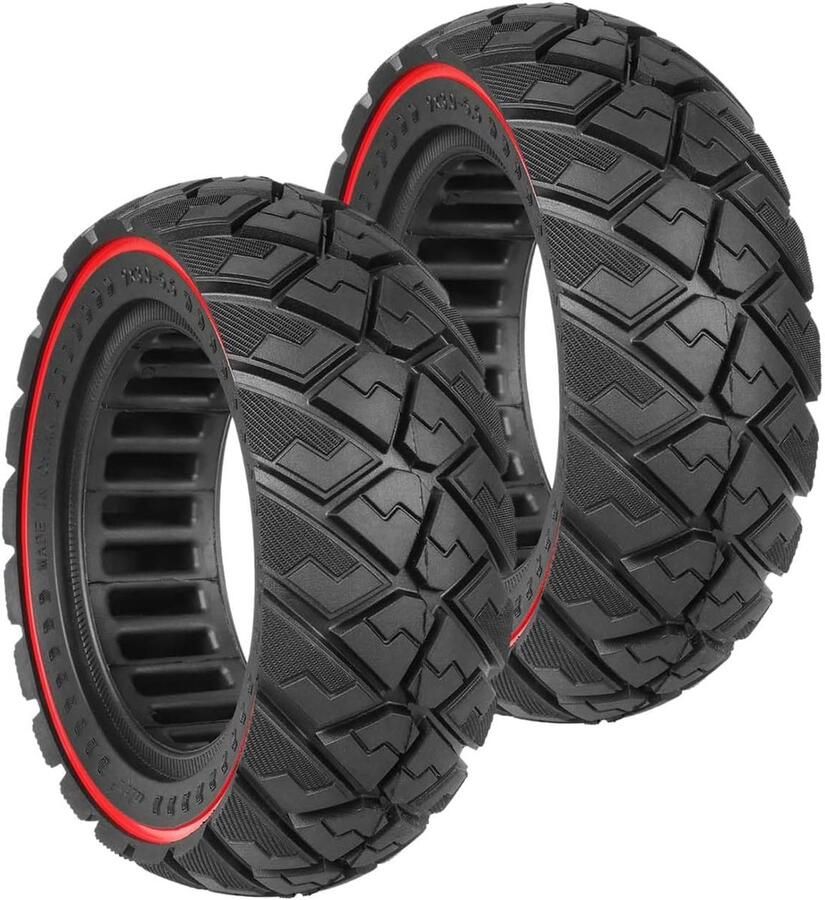 9 x 3 0 5 massieve banden voor Kukirin G2 Pro (nieuwe versie) elektrische scooter 9 inch reservebanden massief rubberen banden Honeycomb solide banden voor achter rood 2 stuks