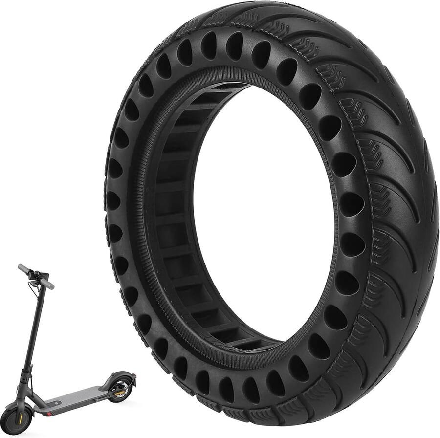 9x2.125 Massieve Band voor Xiaomi M365 Elektrische Scooter Off-Road Massieve Banden Massieve Band met 36mm Wielnaafsleuf Vervangende Band Accessoire Hoog-Elastische Vervangende Band (1 Stuks)