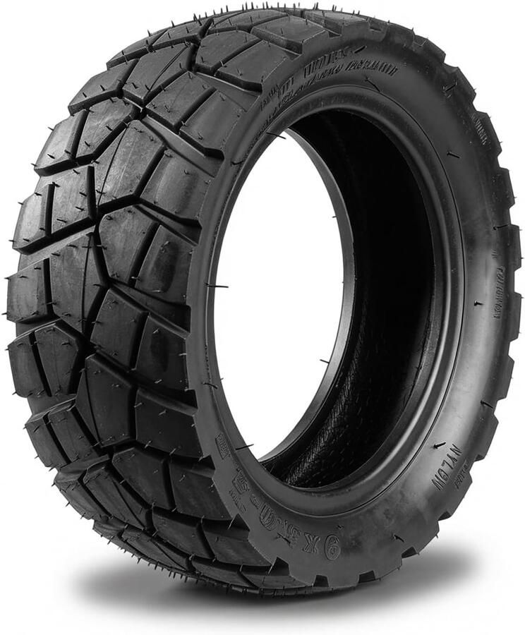 9x3 0-5 Off Road Tubeless banden: elektrische scooter 9 inch reservebanden tubeless vacuüm banden voor achter buitenbanden schokabsorberende wielset speciale explosiebestendige tubeless
