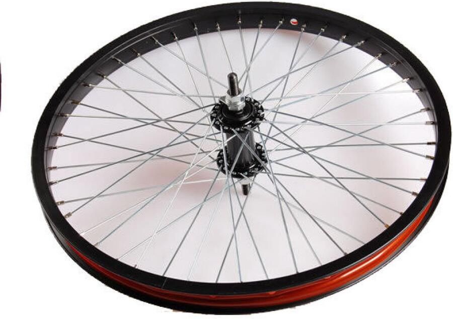 Merkloos Sans marque Achterwiel 20*175 Alu Zwart FREESTYLE 48 Spaaks