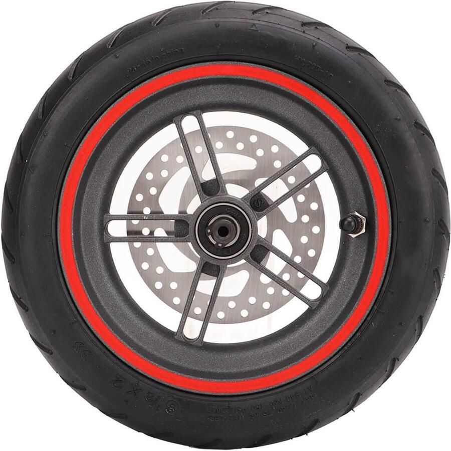 Achterwiel voor Elektrische Scooter Rubberen Wielband met 110 Mm Schijfrem voor M365 1S