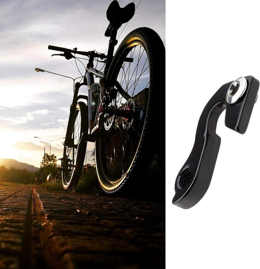 Allecta Fiets Achter Gear Mech Derailleur Hanger Aluminium Frame Drop Out Adapter Mountainbike Vervanging Deel met Bouten