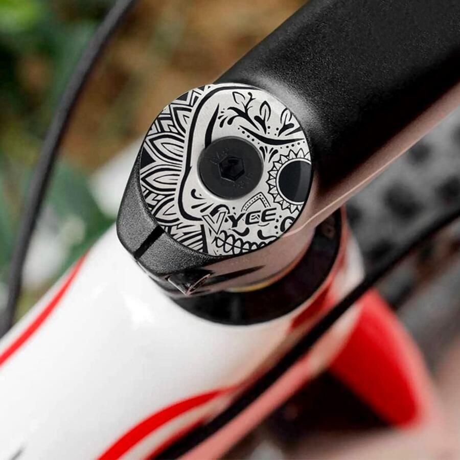 Allecta Fiets Top Cap Set met Schroeven voor Mountainbike en Racefiets