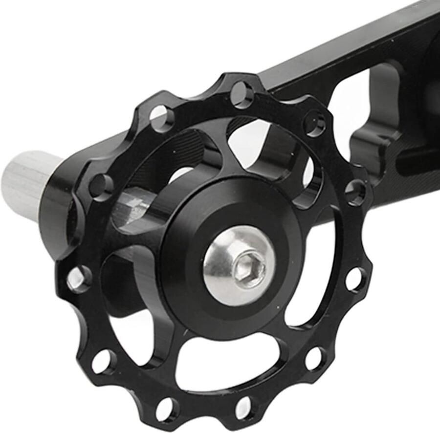 Allecta Fietskettingspanner Vouwfiets Aluminium Single Speed Kettingstabilisator Kettingspanner voor Fiets Geschikt voor Merk Zwart