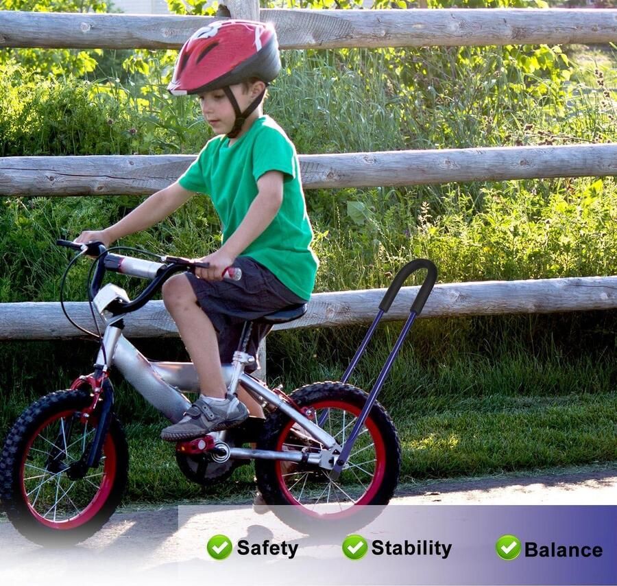 Allecta Kinderfiets Duwstang Fietsbalanstrainer Verstelbare Hoogte