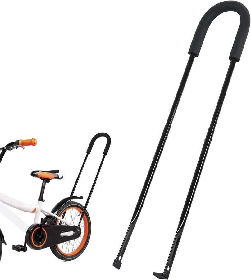 Allecta Verstelbare Kinderfiets Duwstang voor Balanstraining met Trainingshandvat