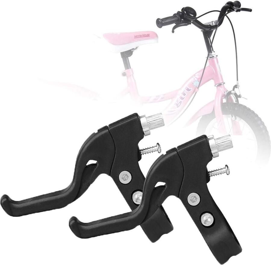 SPHs Ergonomische Kinderfiets Remhendels Veiligheid Duurzaam materiaal Zwart Geschikt voor kinderen Fietsen Fietsaccessoires
