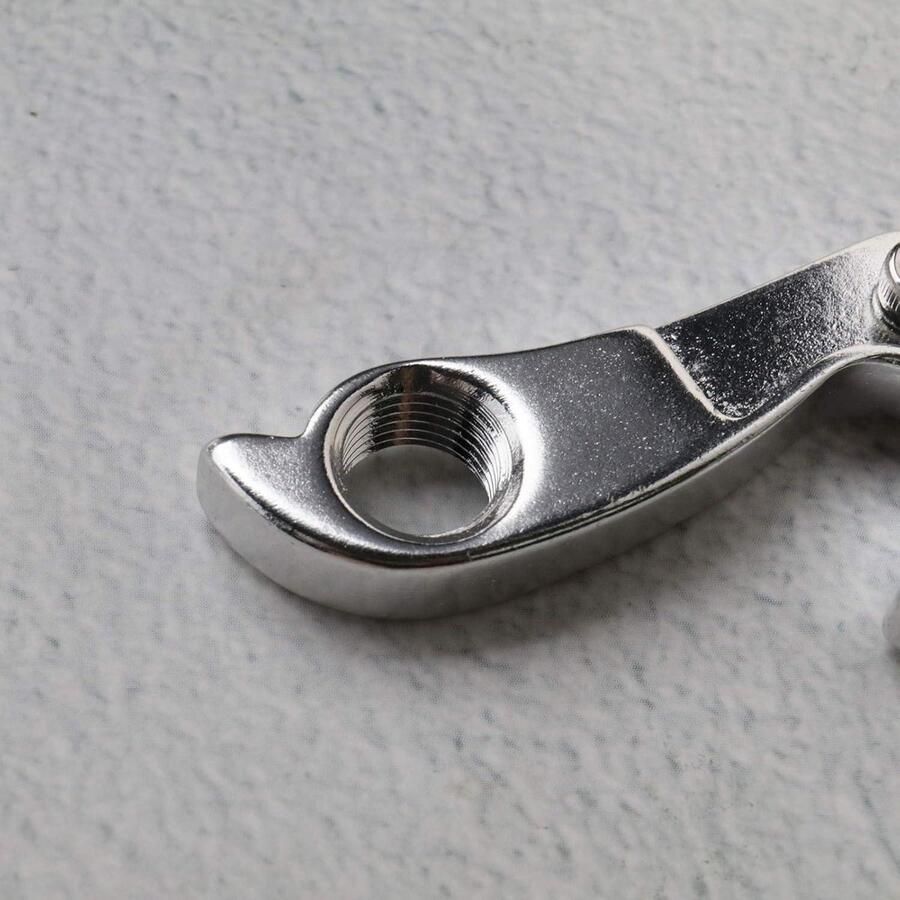 Allecto- Fiets Achter Gear Mech Derailleur Hanger Adapter Bevestigingsschroef Zilver Aluminiumlegering MTB Road Racing Bike Geschikt voor 1x 2x gebruik