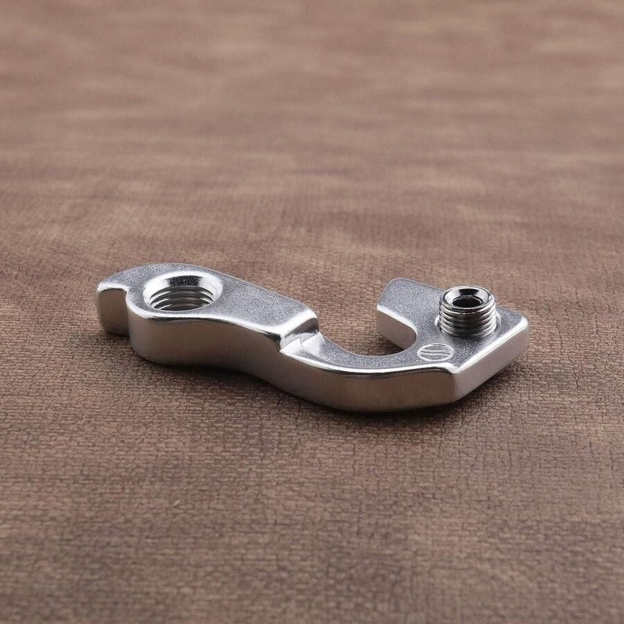 Allecto- Fiets Achter Gear Mech Derailleur Hanger Aluminium Mountainbike Vervanging Deel Bouten Geschikt voor Fiets Achter Gear Mech Derailleur Hanger Aluminium Gear Frame Drop Out Adapter voor Mountainbike Vervanging Deel met Bouten