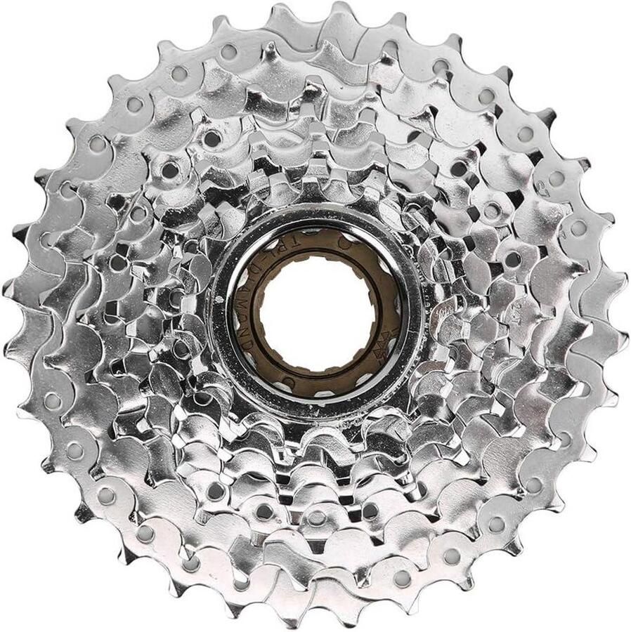 Allecto Fiets Vliegwiel 9 Speed Schroefdraad Vervanging Mountainbike Compatibel Zwart Fietsaccessoire Fietsonderdeel