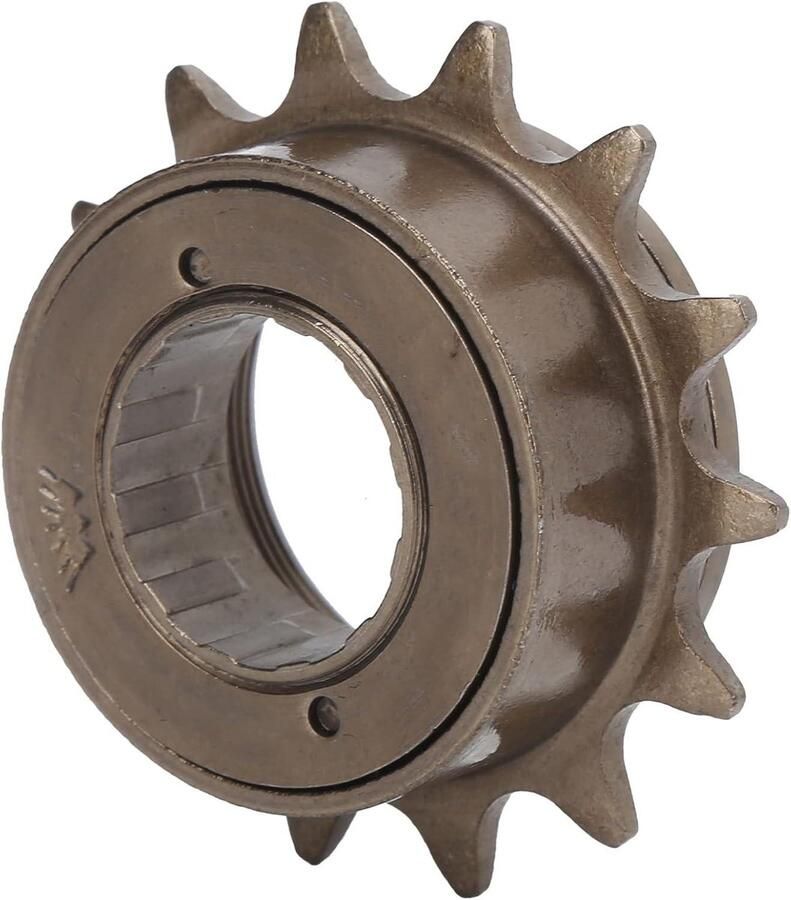 Allecto Fiets Vrijloop Tandwiel Single Speed Vrijloop 14 Tanden Bruin 34 Mm Mountainbike Racefiets Zacht Geluid Slijtvast Roestbestendig