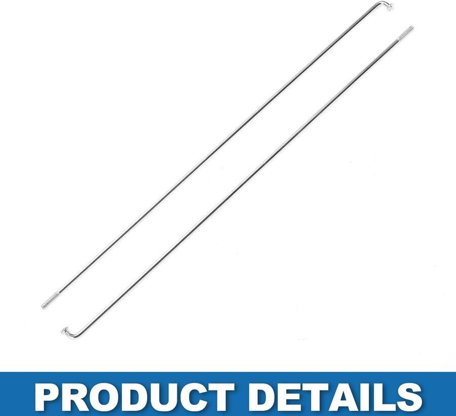 Allecto Fietspaken 14G Hoge kwaliteit Zilver Mountainbike 36 stuks Geschikt voor fietsen 190 mm