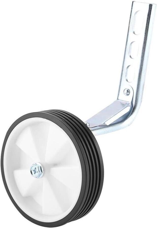 Allecto- Kinderfiets steunwielen Instelbaar Afneembaar Veilig Ontwikkelingshulp Geschikt voor en Universeel Voor 12 14 16 inch fietsen Loopfiets Duurzaam Fietstraining Zwart