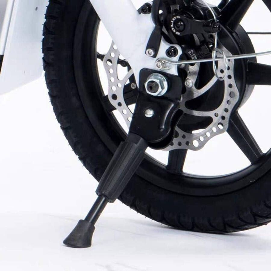 Allecto Plus 14 inch Kinderfiets met Standaard Eenzijdige Fietsstandaard en Accessoires Loopfiets voor Kleine Kinderen