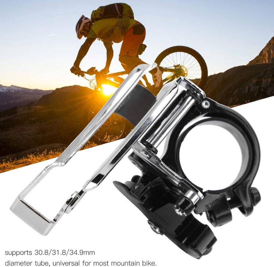 Allecto Plus Fiets voorderailleur voor 7 8 9 versnellingen Aluminium Geschikt voor de meeste mountainbikes Fietsaccessoires