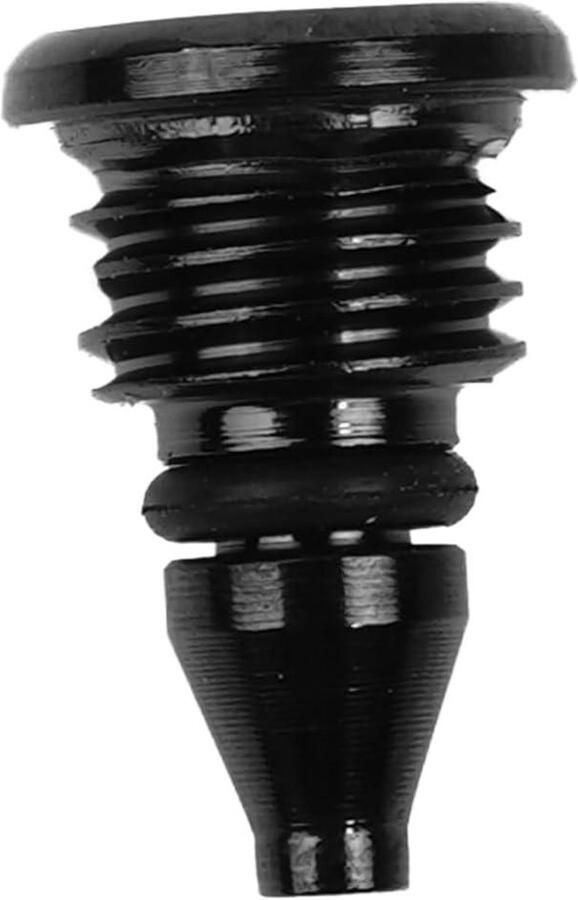 Allecto Plus Set van 2 titanium schijfrem schroeven voor mountainbike fiets ontluchtingsbouten reservoir bouten Zwart&Titanium