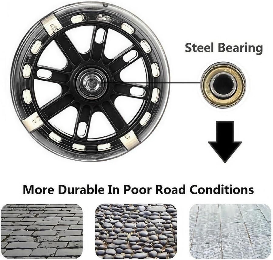 Allecto Premium Steunwielen Kinderfiets 12-20 inch Zwart Verstelbare Stabilisatorkit