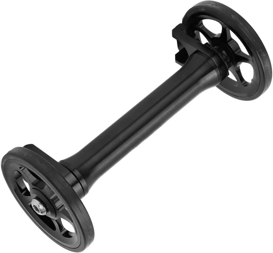 Allecto Vouwfiets Telescopische Verlengstang 3sixty Zwart Easy Wheel Geschikt voor Fiets Model Fietsaccessoire van Hoge Kwaliteit