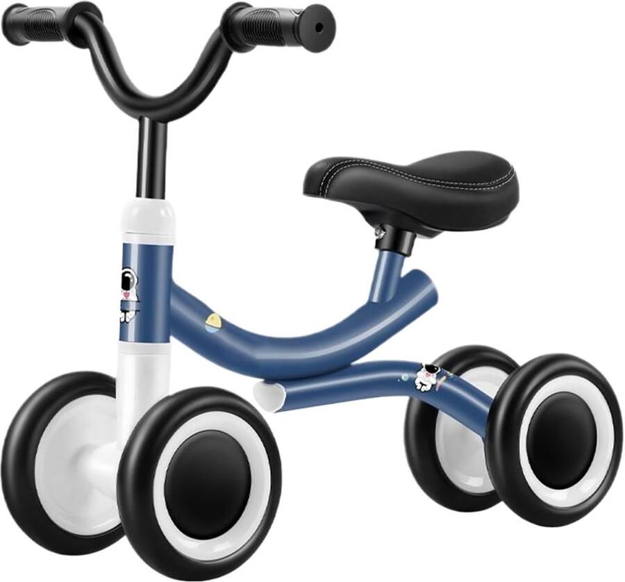 Baby Balansfiets Loopfiets Kinderen Ontwikkeling Motoriek Anti-pinch Systeem 4 wielen Niet gespecificeerd