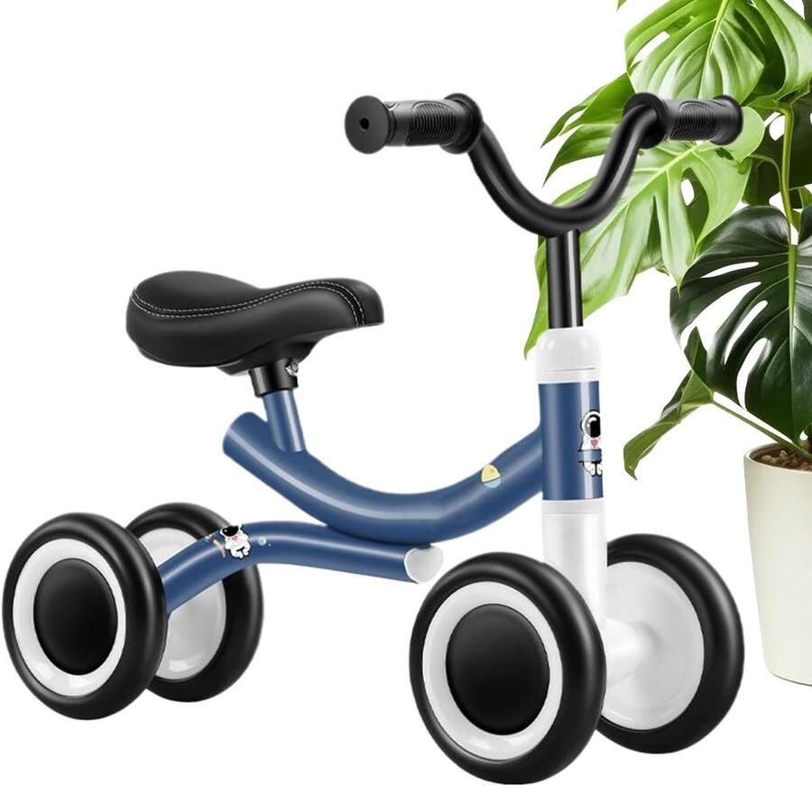 Baby Driewieler Loopfiets Peuter Balans Ontwikkelen Klemvrij Stuurmechanisme 51x41x18cm Niet gespecificeerd