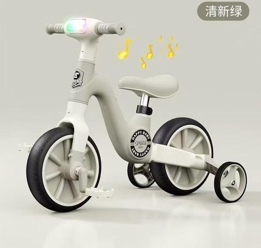 Baby Loopfiets Kinderfiets met Muziek en LED-Lampen