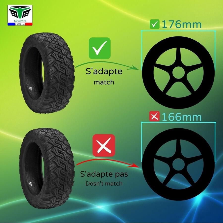 Banden 85 65-6.5 voor elektrische step Kugoo G Booster G2 pro Air Rise 800w E-road Gigawatt E-road S5 S6 Hiker Air Rise Hiker Urban Turbo (1 stuk)