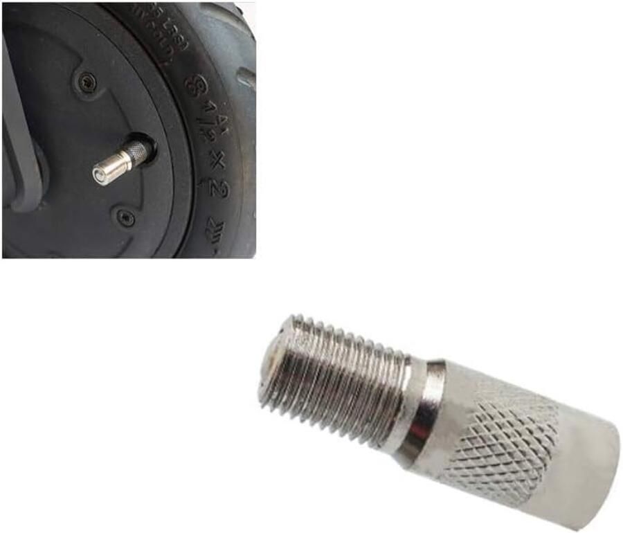 Bandenventiel 27 mm voor Xiaomi M365 1S Pro Scooter elektrische scooter opblaasbaar ventiel automatische sluiting schacht (2 stuks)