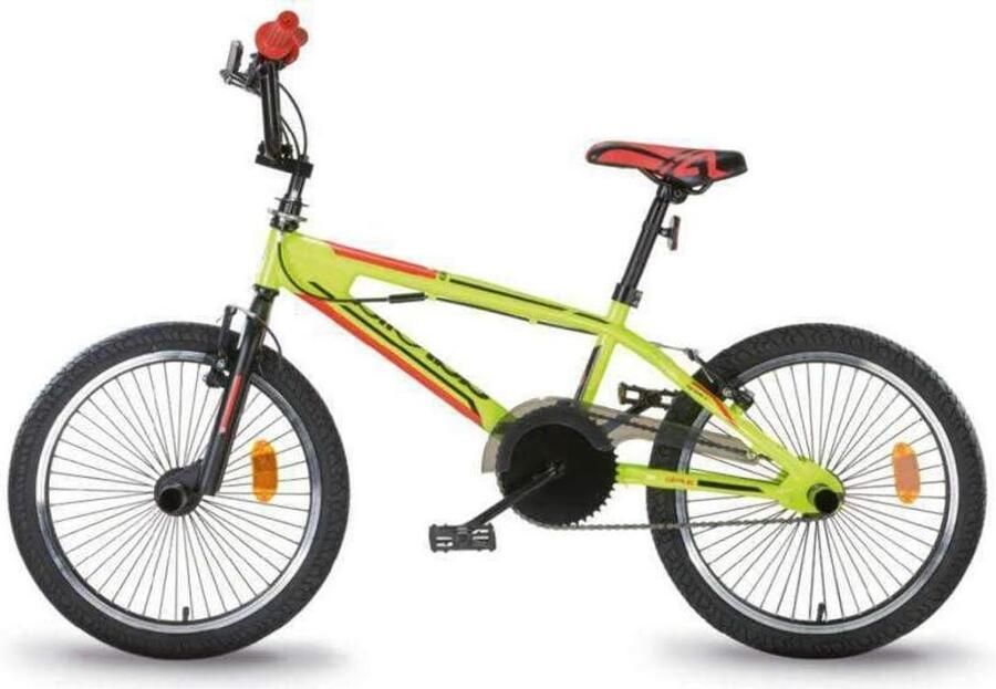 BMX Fiets Freestyle Fiets Avontuurlijke Rit Lichtgewicht Frame 20 inch Fluorescerend