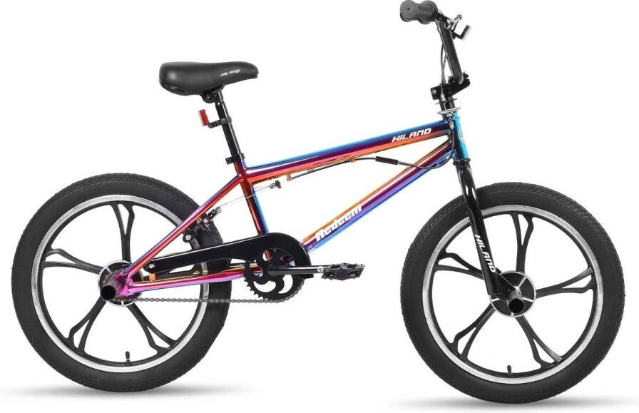 BMX Fiets Kinder BMX Fiets -Stuntfiets Kinderstuntfiets Kinderfiets sfiets sfiets 20 Inch Met Rotor en Pegs Freestyle BMX Single Speed 360° Stuurrotatie Voor 5 tot 12 Jaar
