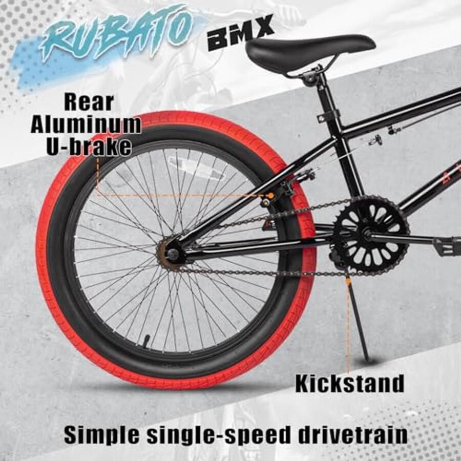 BMX Fiets voor Beginners en Kinderen 18 Inch