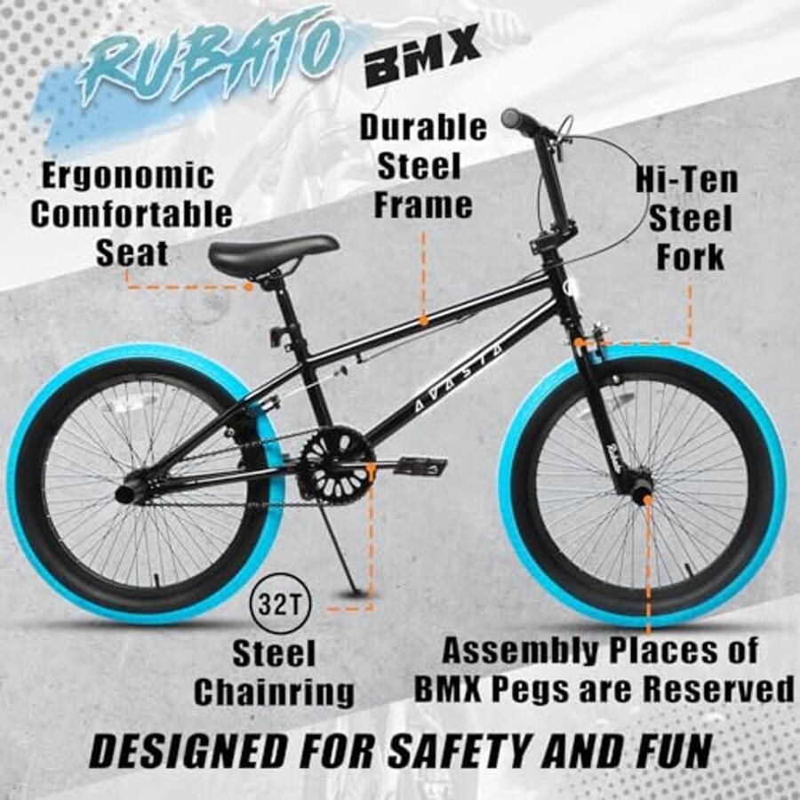 BMX Fiets voor Kinderen 18 Inch Geschikt voor Beginners