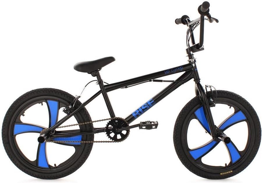 BMX Freestyle Fiets 20 Inch Zwart met 360 Graden Rotor en Pegs