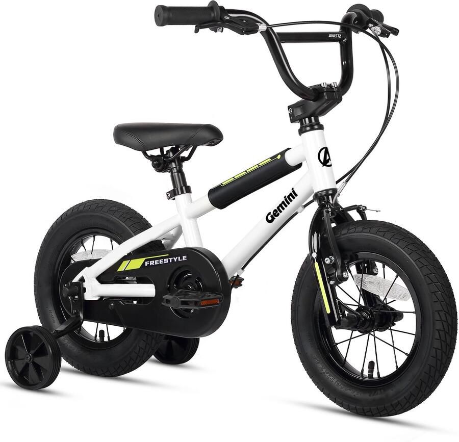 BMX Stijl Kinderfiets met Steunwielen voor 1-10 Jaar