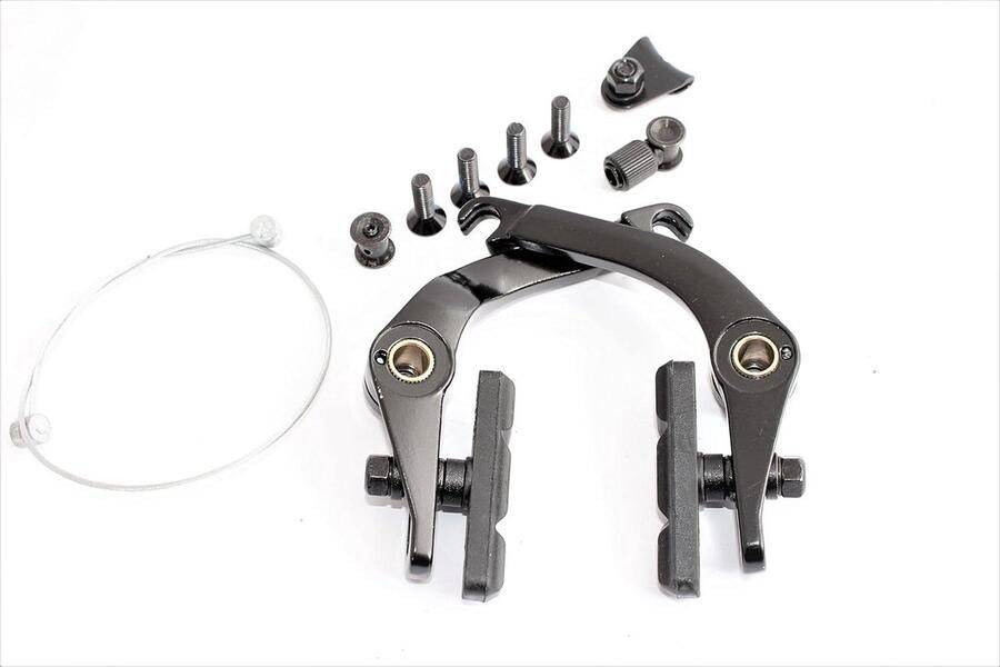 BMX U-Brake Fietsrem Voor BMX Veilig Rem Precisie Afstelbaar Voor en Achter Zwart