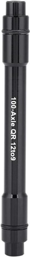 Broco Bicycle thru axle adapter MTB 12mm to 9mm bicycle Thru Axle hub adapter 12mm 9mm quick release black ShopVlot