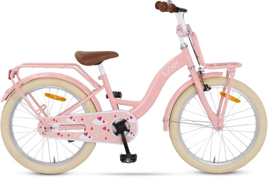 Classic Kinderfiets 12-20 inch voor Meisjes en Jongeren Geschikt voor 2-8 Jaar