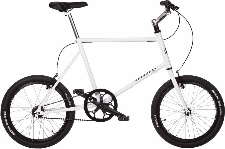 Compacte Stadsfiets met Twee Automatische Versnellingen 20 Inch Wit