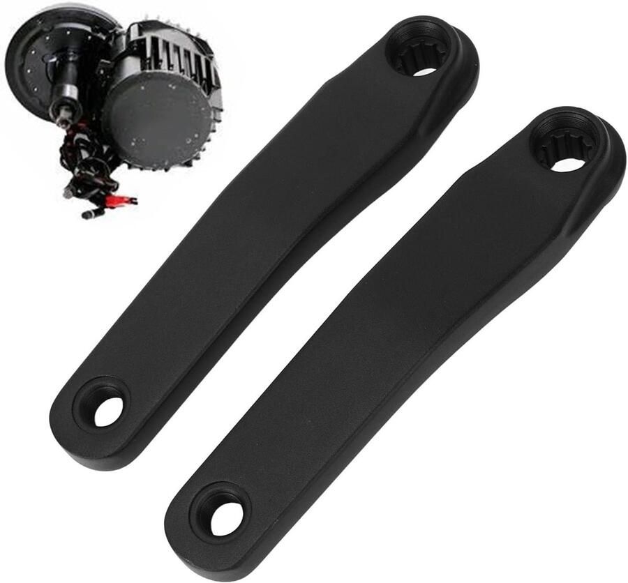 Crankarmen 170 mm Aluminium Set van 2 Stuks Vervangingsaccessoires voor Fietsen en E-Bikes Ideaal voor Conversiekits en Tuning