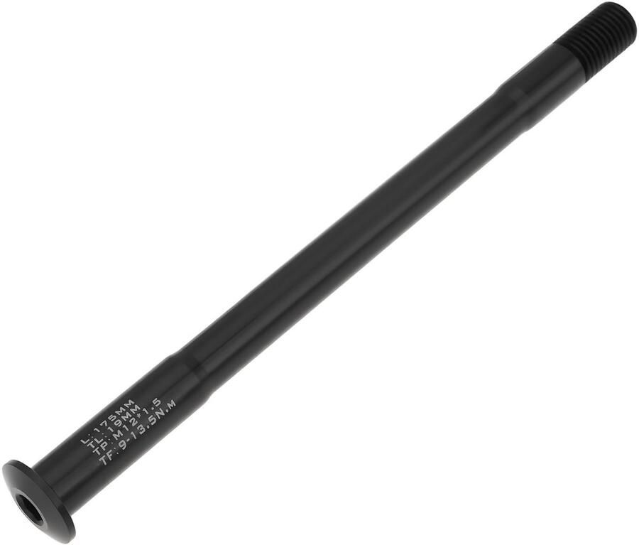 Dailygoods- Achteras Lichtgewicht Aluminium M12x1.5 Schroefdraad Lengte 175mm Corrosiebestendig Geschikt voor MTB Racefietsen Verbeterde Stabiliteit Steekas - Foto 2