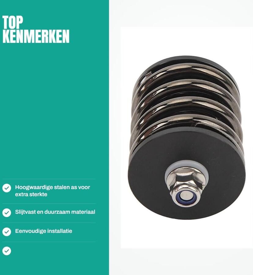 Cosensi- Achterschokdemper Hoge Sterkte Vouwfiets Stalen As Duurzaam Materiaal CNC Bewerkt Lichtgewicht Schokdemper