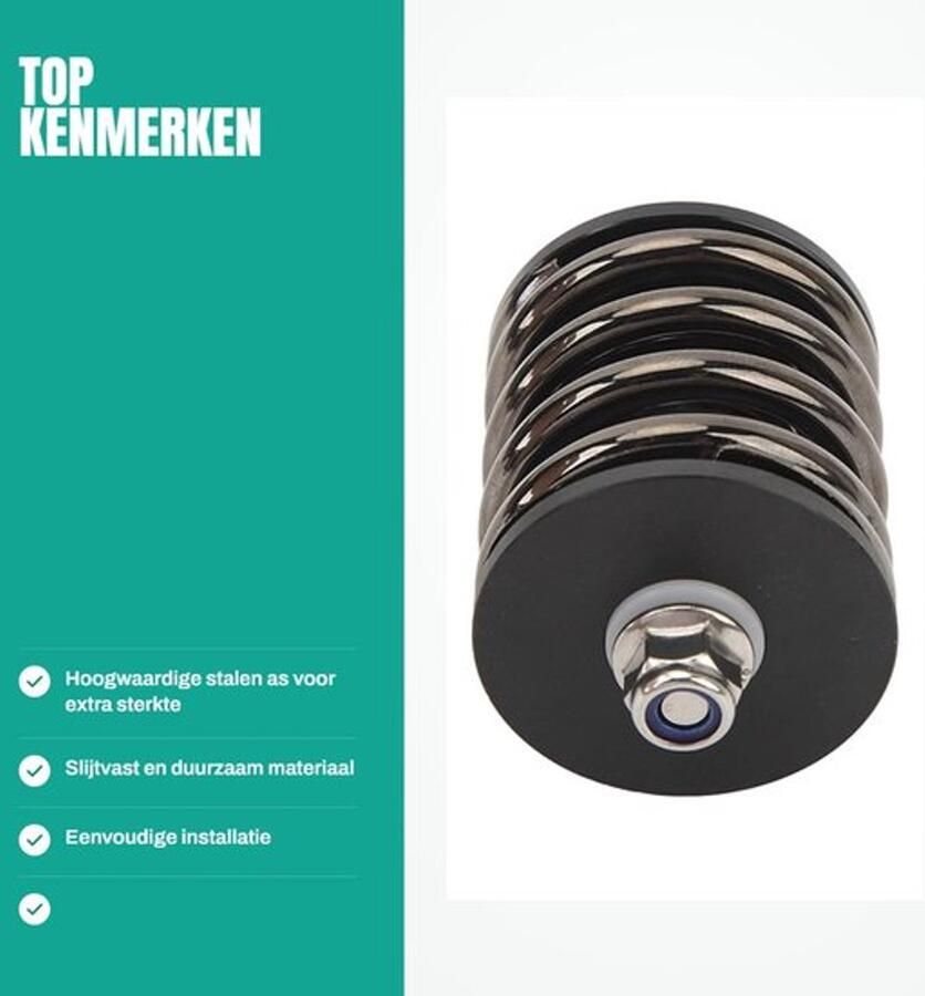 Dailygoods- Achterschokdemper Hoge Sterkte Vouwfiets Stalen As